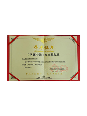 字在中國杰出貢獻(xiàn)獎
